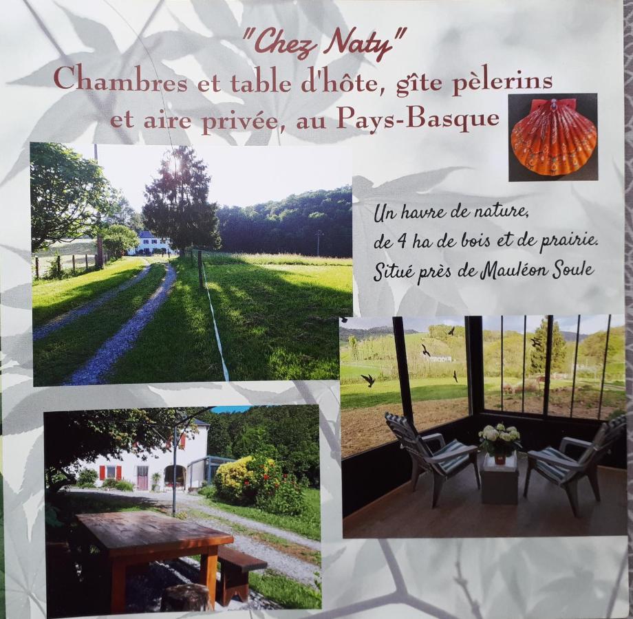 "Chez Naty" Chambres D'Hotes Au Pays-Basque Cheraute Dış mekan fotoğraf